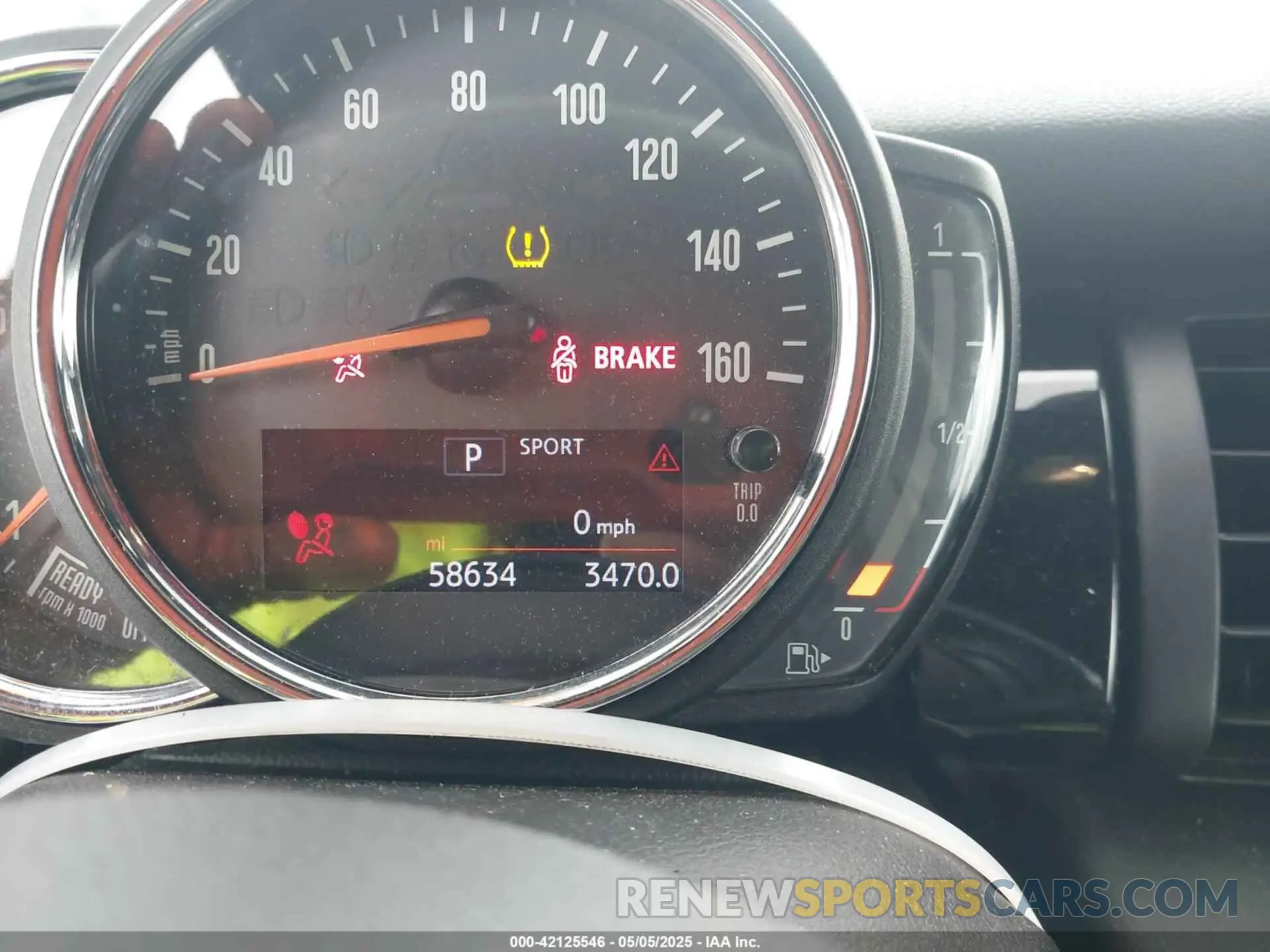 7 Photograph of a damaged car WMWWG9C51K3E39565 MINI CONVERTIBLE 2019