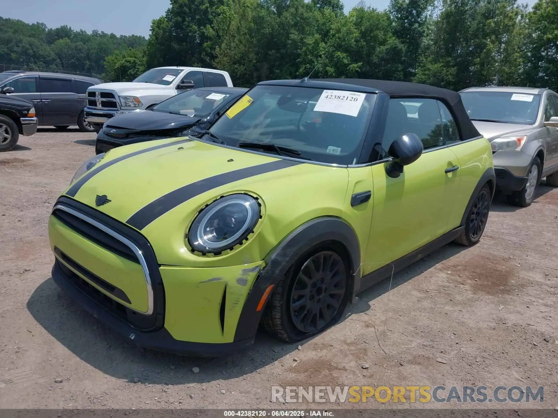 2 Photograph of a damaged car WMW23DL00P3R03046 MINI CONVERTIBLE 2023