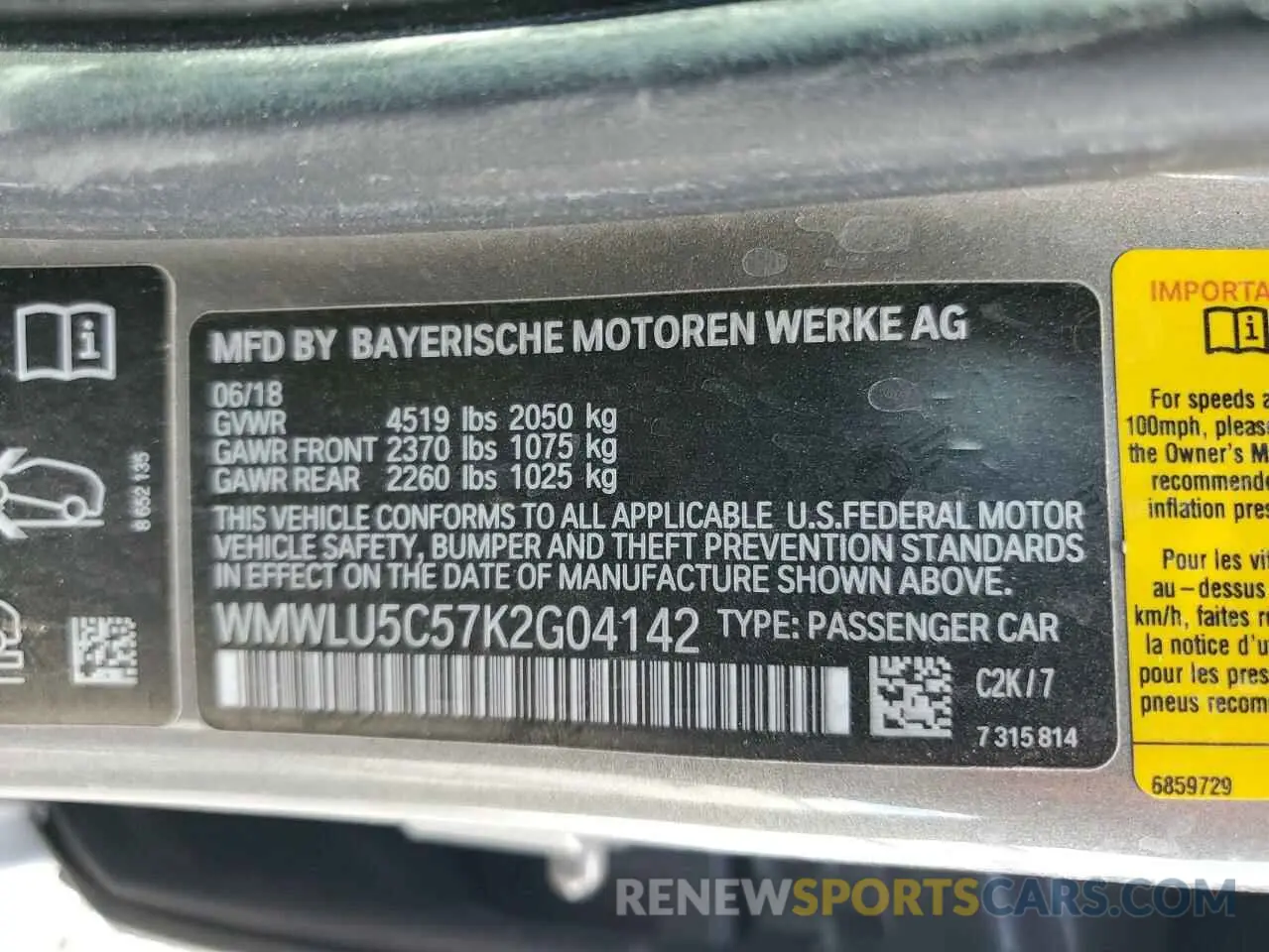 12 Photograph of a damaged car WMWLU5C57K2G04142 MINI COOPER 2019