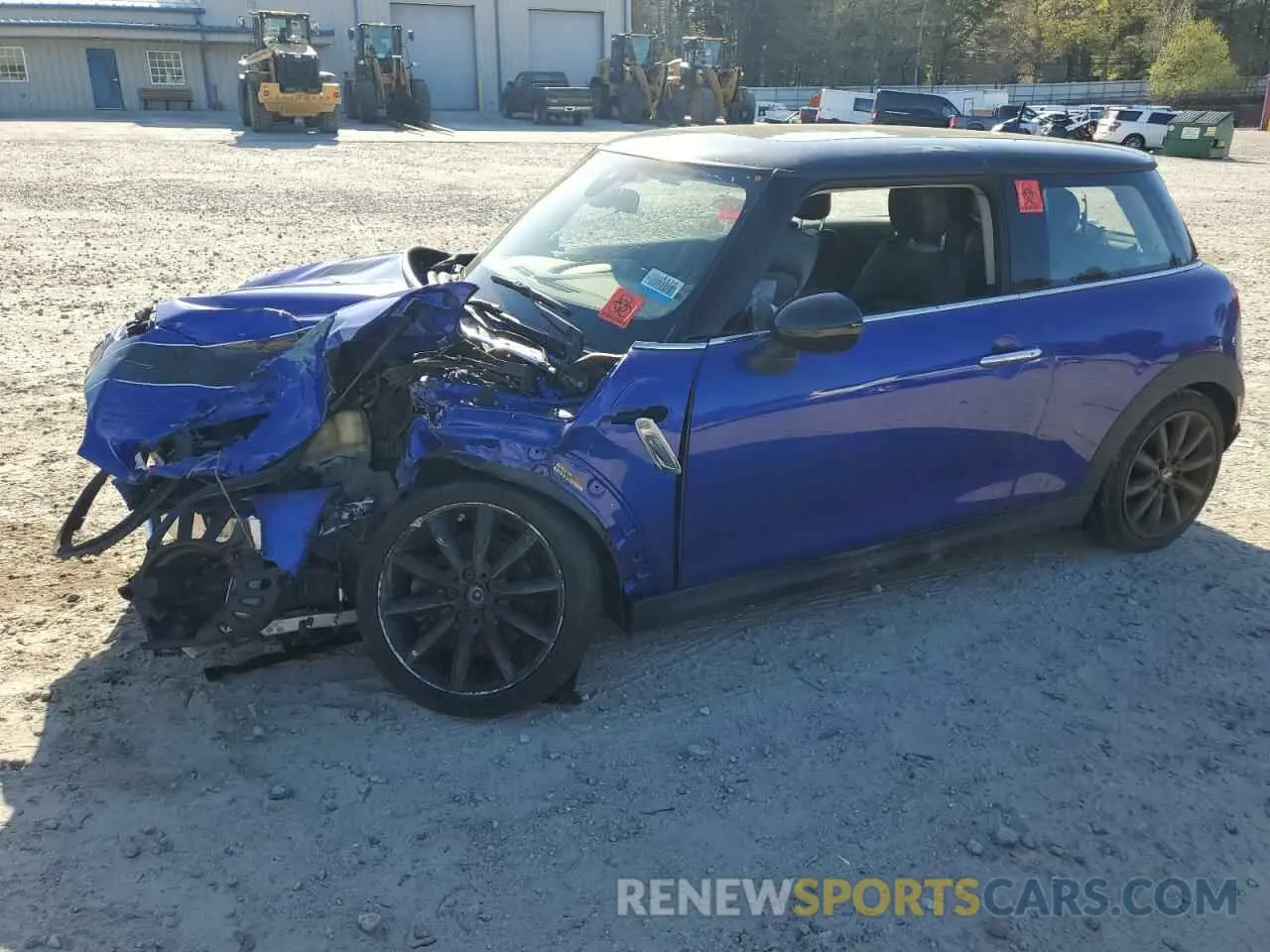 1 Photograph of a damaged car WMWXP7C52K2A50593 MINI COOPER 2019