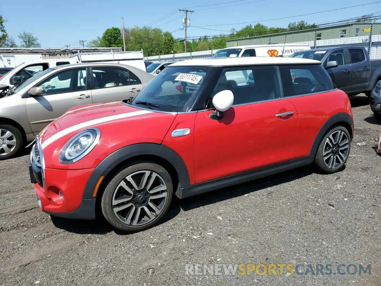 1 Photograph of a damaged car WMWXP7C59K2A53202 MINI COOPER 2019