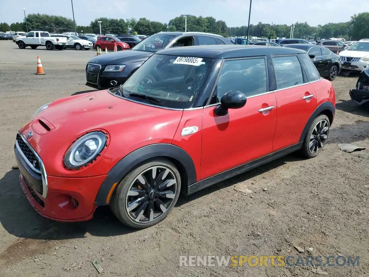 1 Photograph of a damaged car WMWXU3C52K2B65003 MINI COOPER 2019