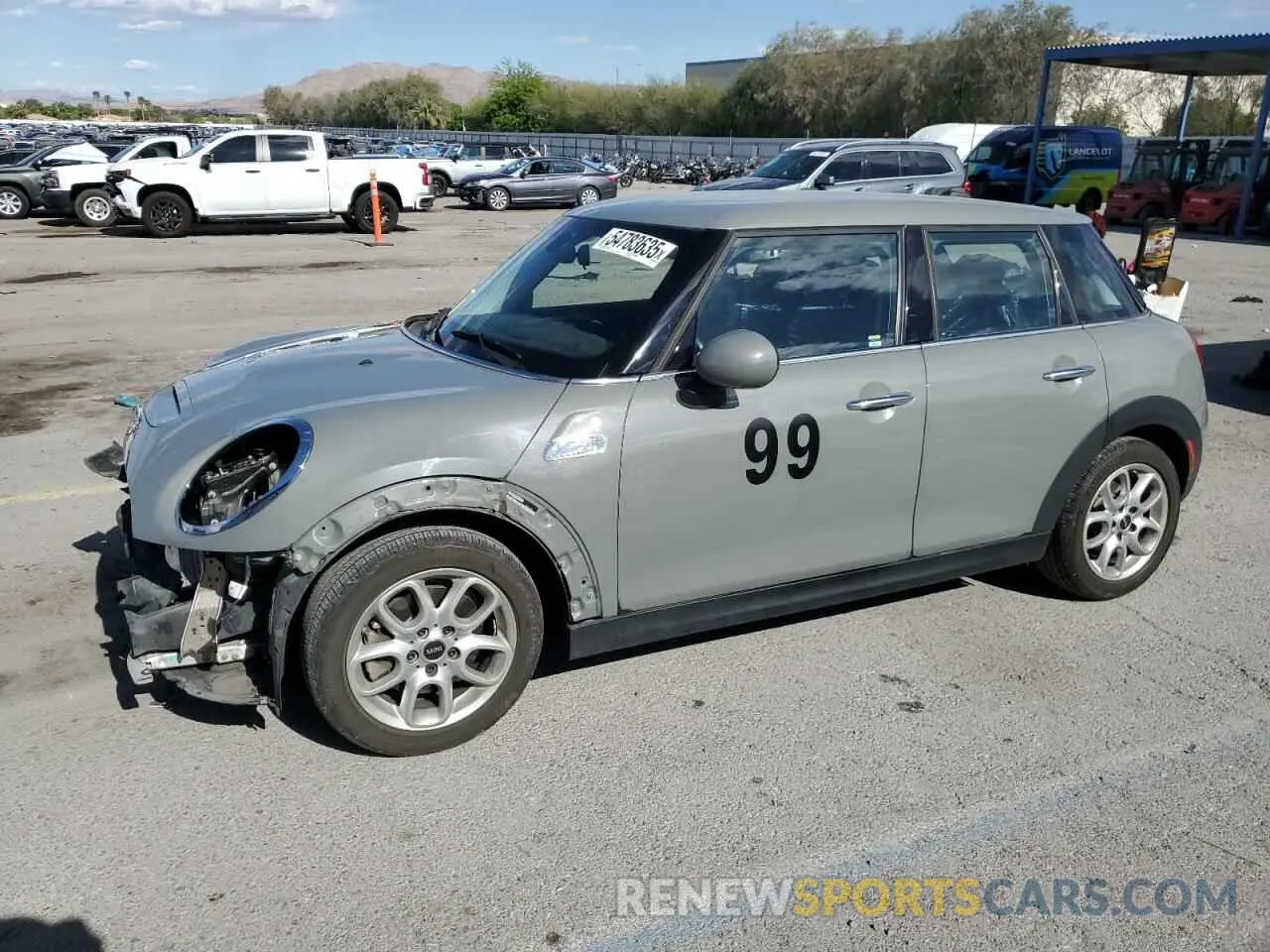 1 Photograph of a damaged car WMWXU3C56K2H86566 MINI COOPER 2019