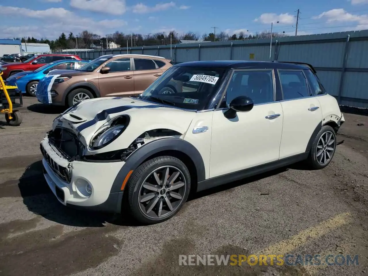 1 Photograph of a damaged car WMWXU3C56K2H88544 MINI COOPER 2019