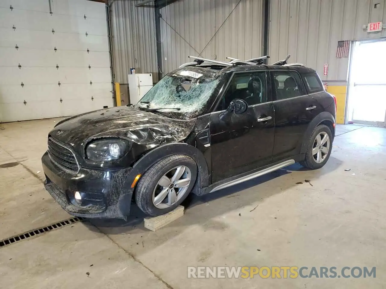 1 Photograph of a damaged car WMZYS7C52K3F46980 MINI COOPER 2019