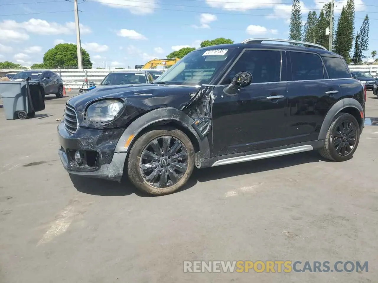 1 Photograph of a damaged car WMZYS7C53K3F44686 MINI COOPER 2019
