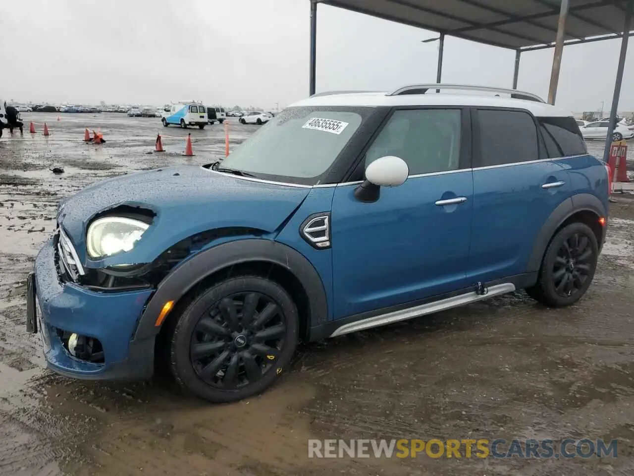 1 Photograph of a damaged car WMZYS7C59K3F46491 MINI COOPER 2019