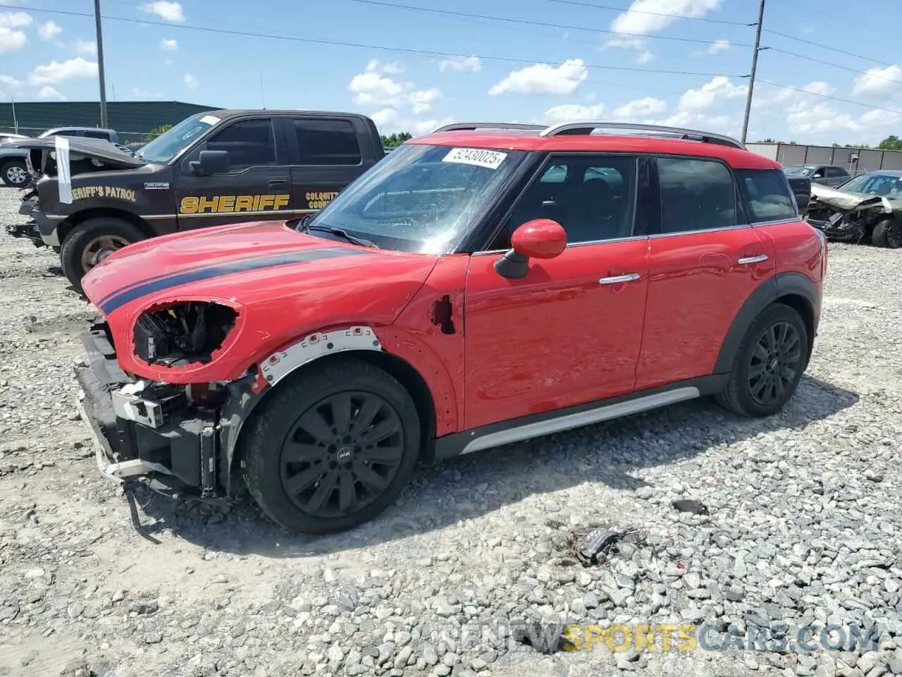 1 Photograph of a damaged car WMZYT3C52K3E95034 MINI COOPER 2019