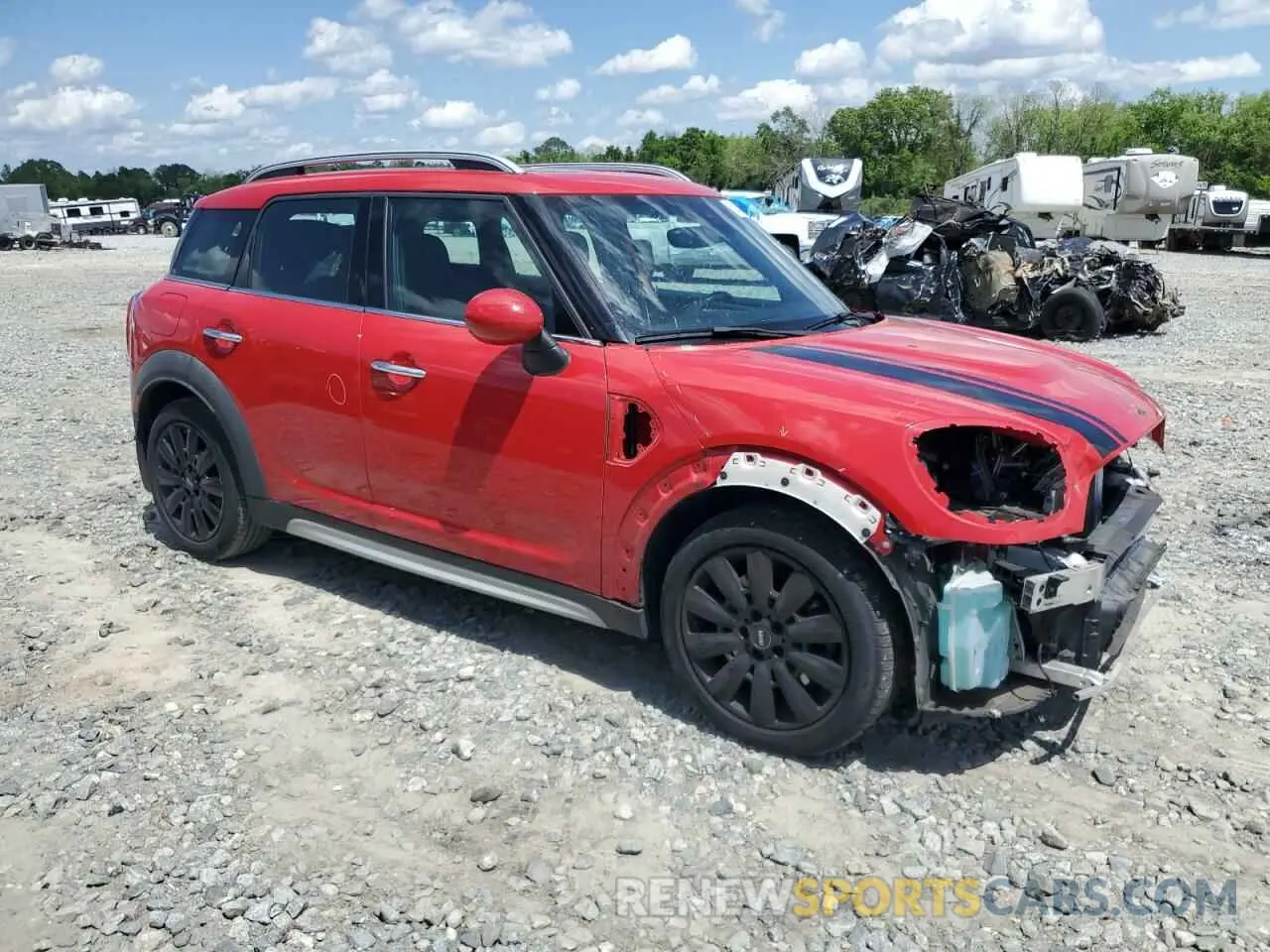 4 Photograph of a damaged car WMZYT3C52K3E95034 MINI COOPER 2019