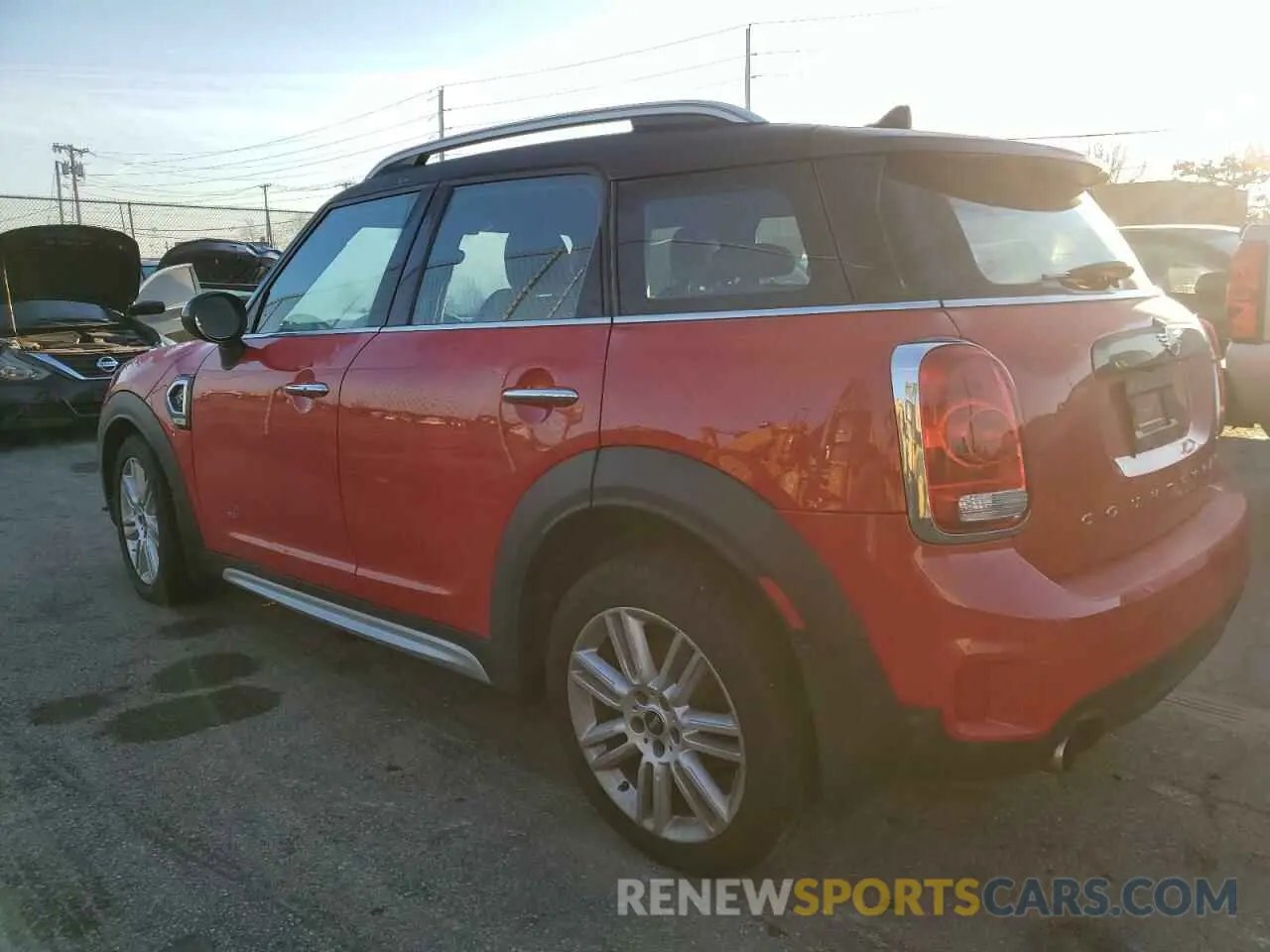 2 Photograph of a damaged car WMZYT5C54K3G93643 MINI COOPER 2019