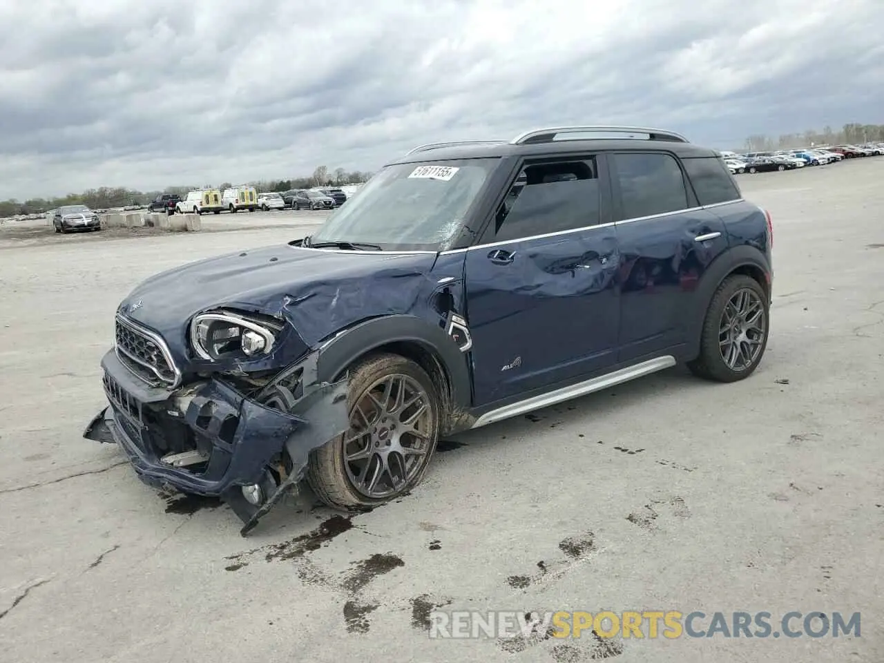 1 Photograph of a damaged car WMZYT5C57K3G94611 MINI COOPER 2019