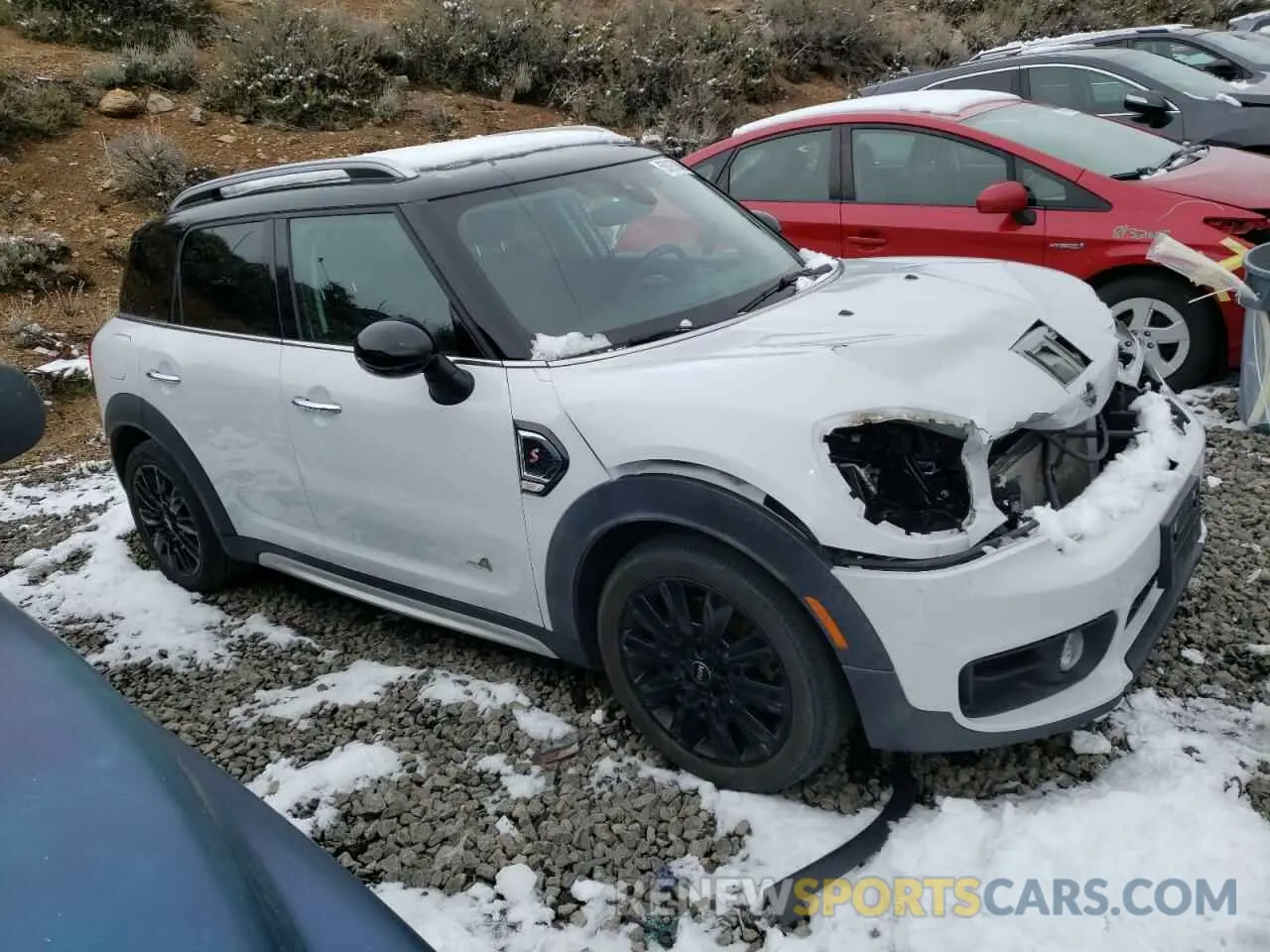 4 Photograph of a damaged car WMZYT5C5XK3G91377 MINI COOPER 2019