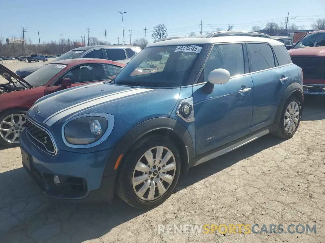 1 Photograph of a damaged car WMZYU7C50K3F93970 MINI COOPER 2019