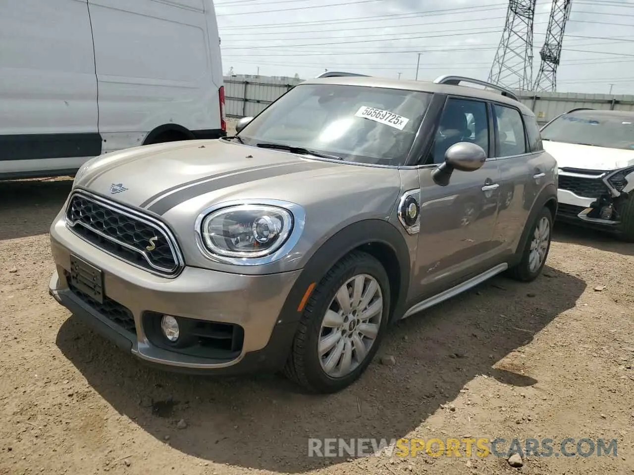 1 Photograph of a damaged car WMZYU7C50K3F94312 MINI COOPER 2019