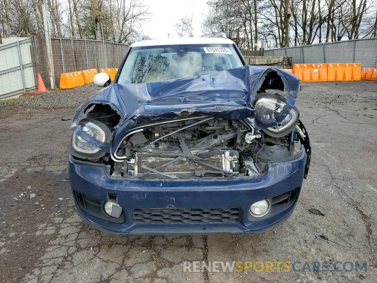 5 Photograph of a damaged car WMZYU7C58K3F93523 MINI COOPER 2019