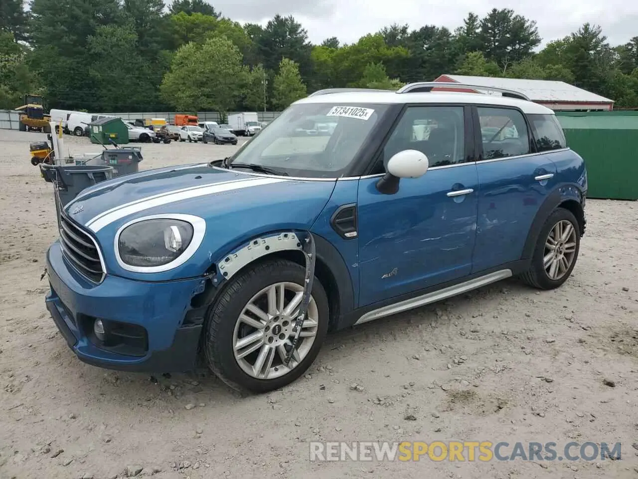 1 Photograph of a damaged car WMZYV5C59K3F57762 MINI COOPER 2019