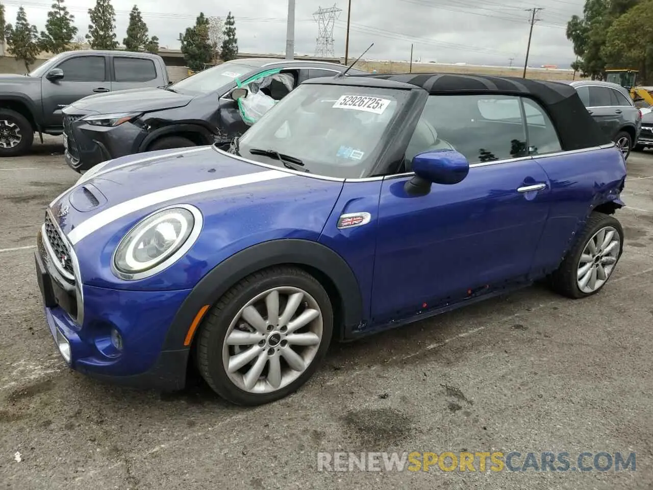 1 Photograph of a damaged car WMWWJ5C01L3L70762 MINI COOPER 2020