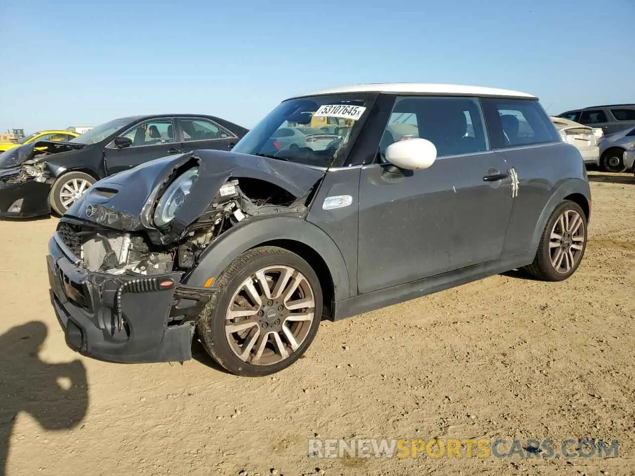 1 Photograph of a damaged car WMWXR5C04L2M16068 MINI COOPER 2020
