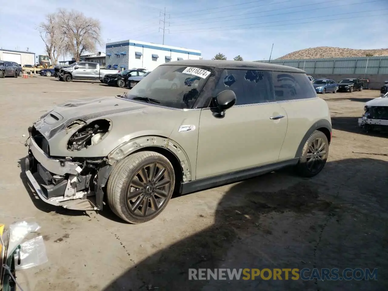 1 Photograph of a damaged car WMWXR5C0XL2M76663 MINI COOPER 2020
