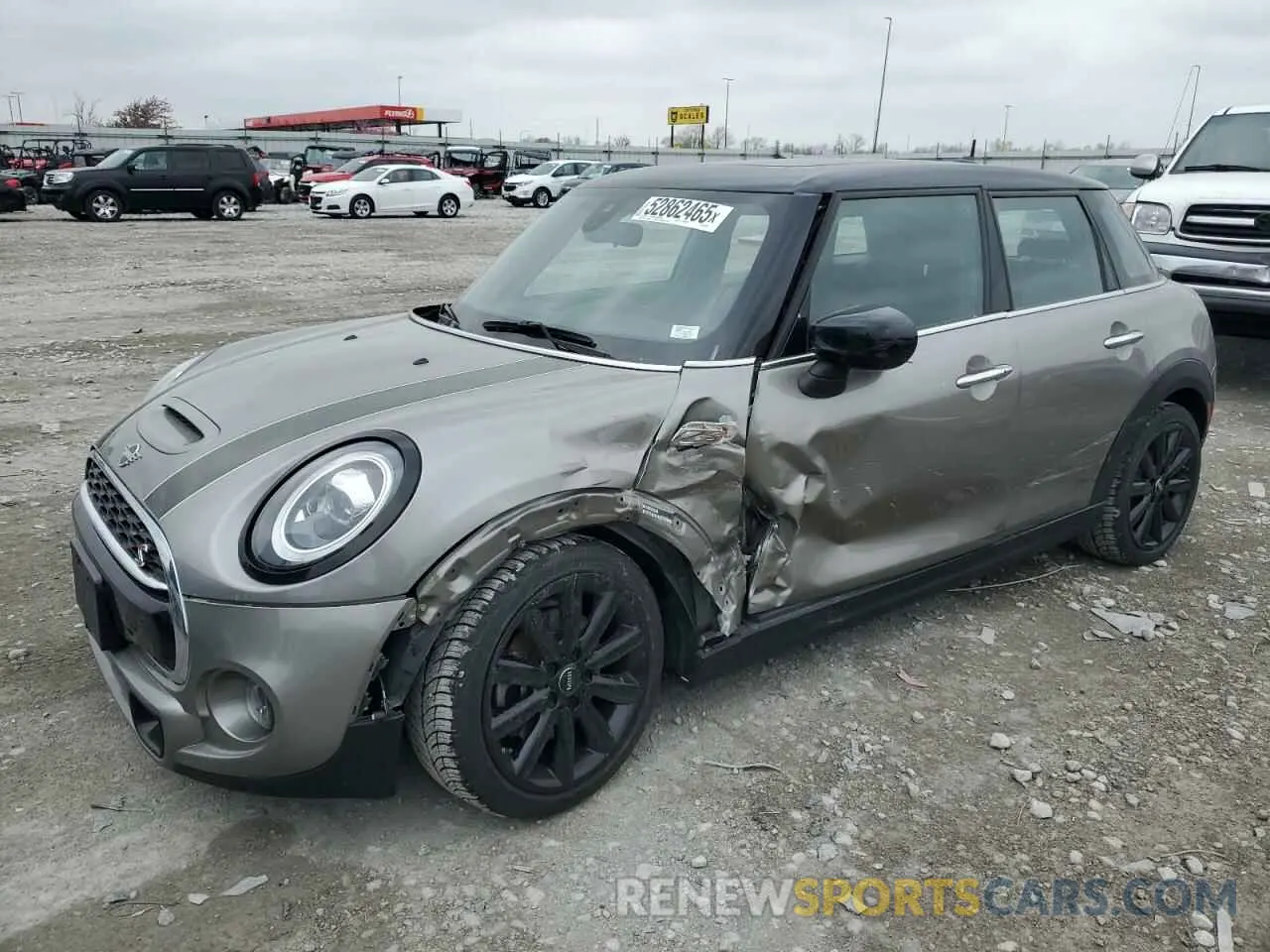 1 Photograph of a damaged car WMWXU9C07L2M56778 MINI COOPER 2020