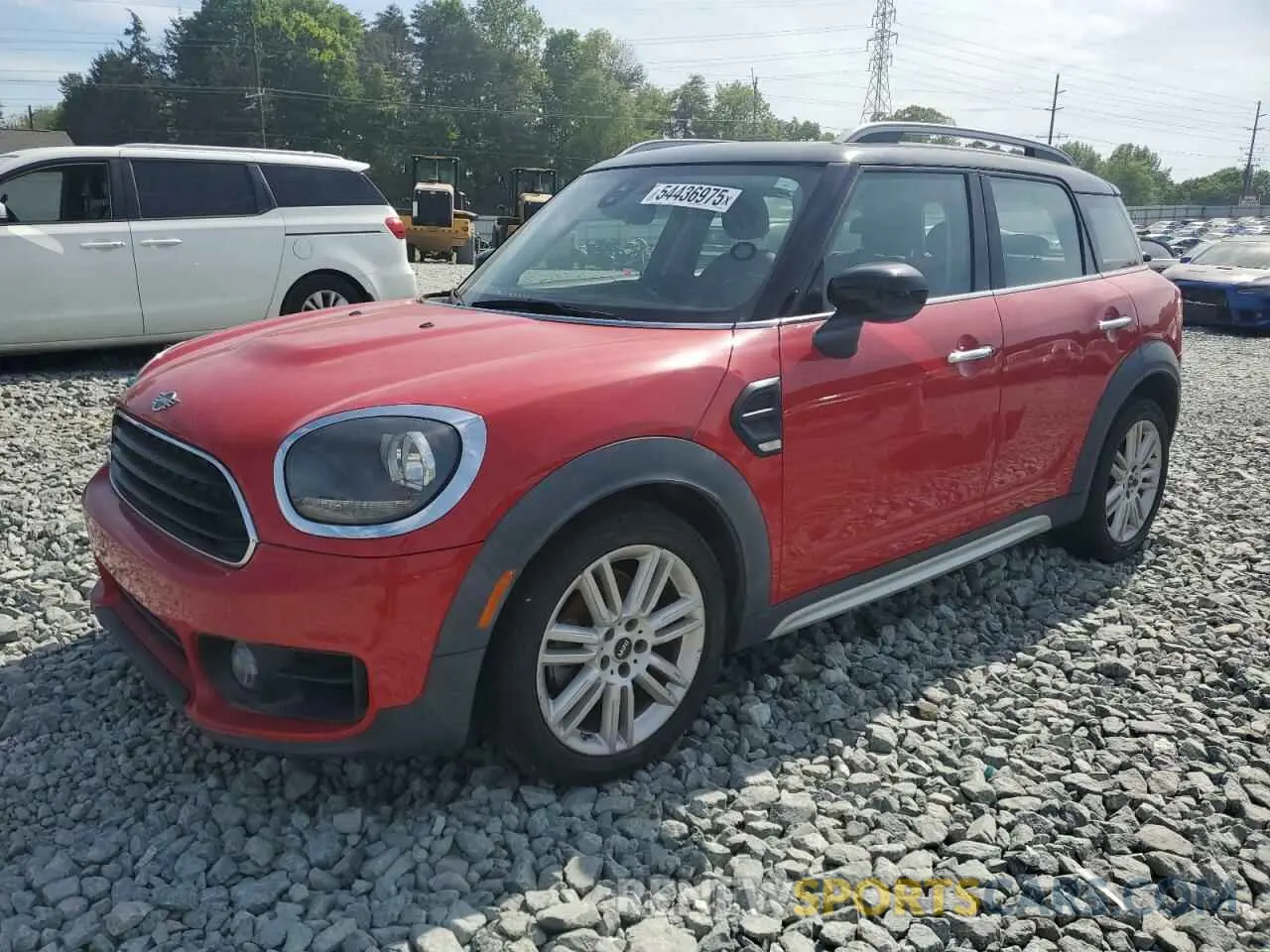 1 Photograph of a damaged car WMZYW3C06L3G60645 MINI COOPER 2020