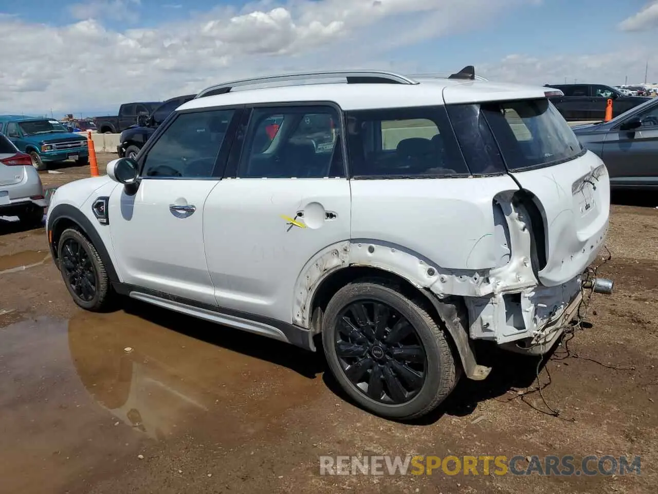 2 Photograph of a damaged car WMZYX1C01L3M15069 MINI COOPER 2020