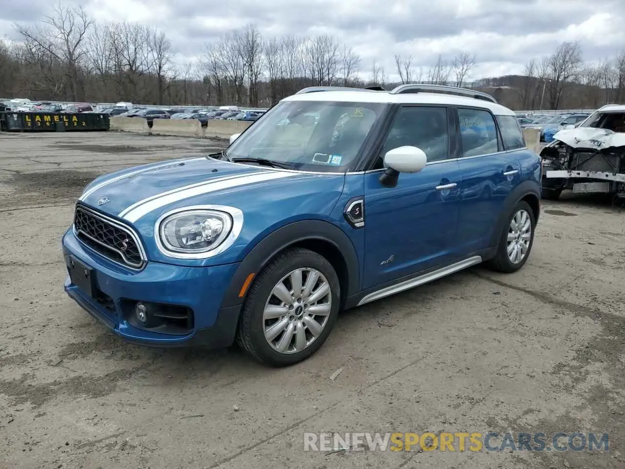 1 Photograph of a damaged car WMZYX1C08L3M03954 MINI COOPER 2020