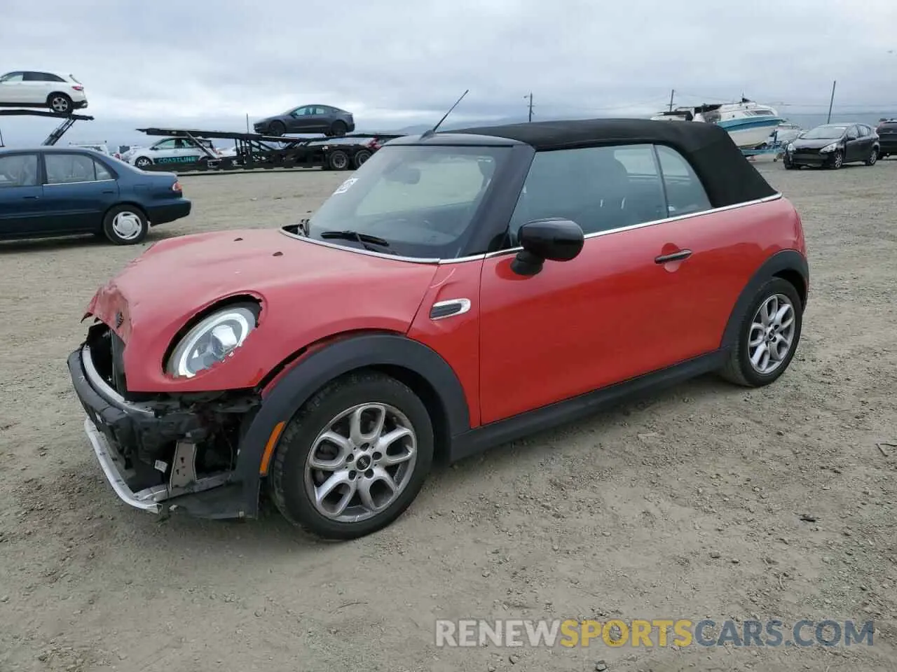 1 Photograph of a damaged car WMWWJ3C01M3M67417 MINI COOPER 2021