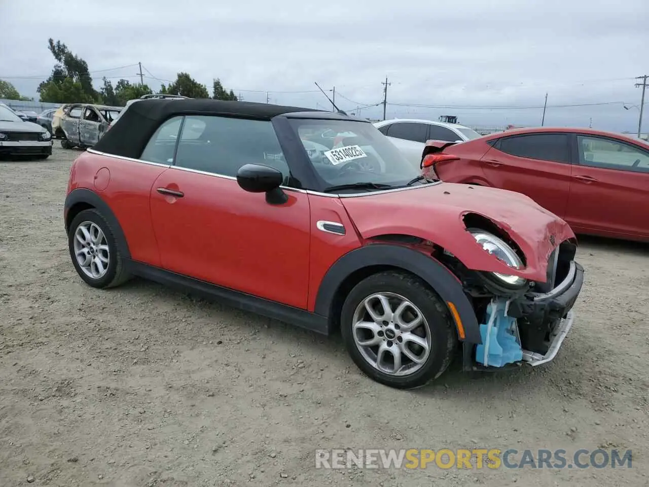 4 Photograph of a damaged car WMWWJ3C01M3M67417 MINI COOPER 2021