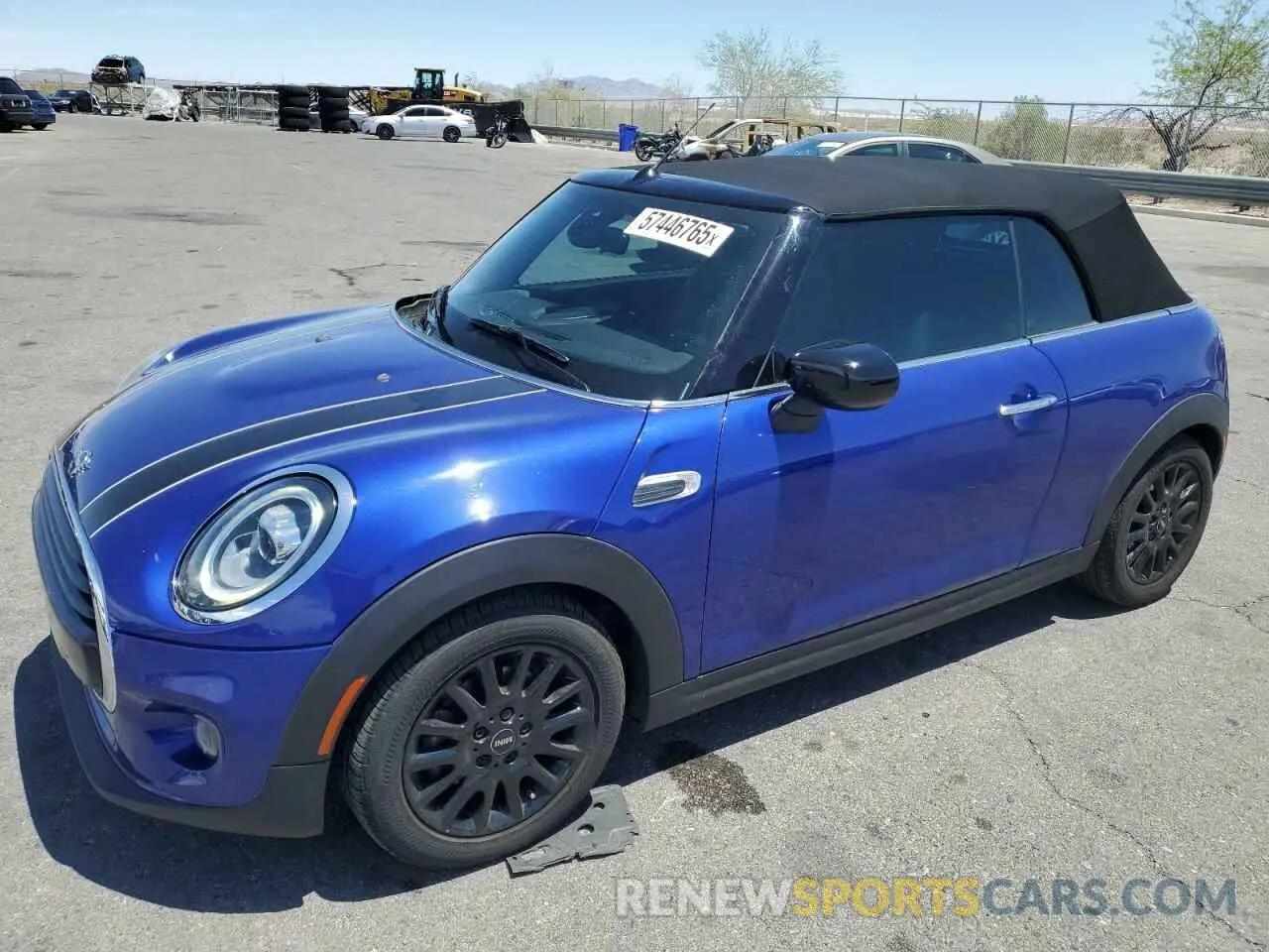 1 Photograph of a damaged car WMWWJ3C06M3N02193 MINI COOPER 2021