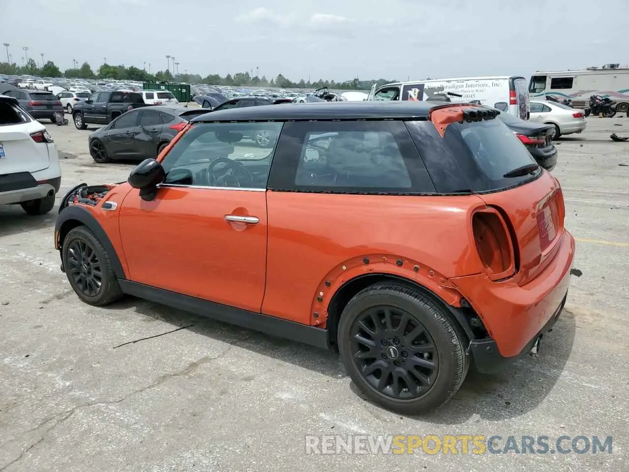 2 Photograph of a damaged car WMWXR3C03M2N94446 MINI COOPER 2021