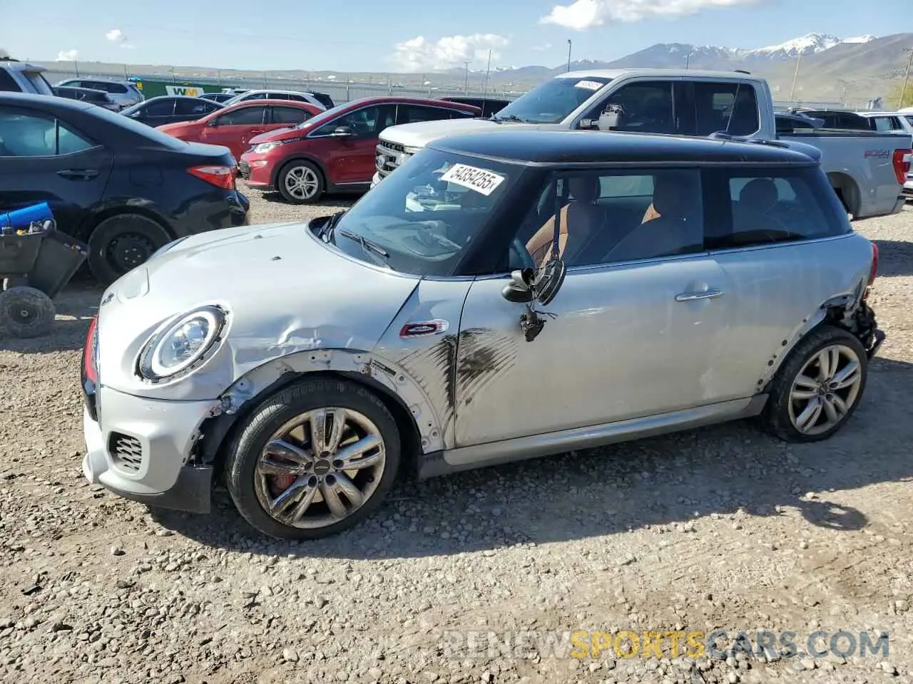 1 Photograph of a damaged car WMWXR9C06M2P17322 MINI COOPER 2021