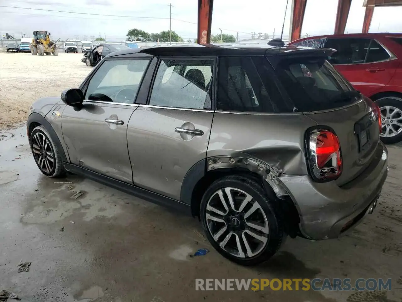 2 Photograph of a damaged car WMWXU9C0XM2M90621 MINI COOPER 2021