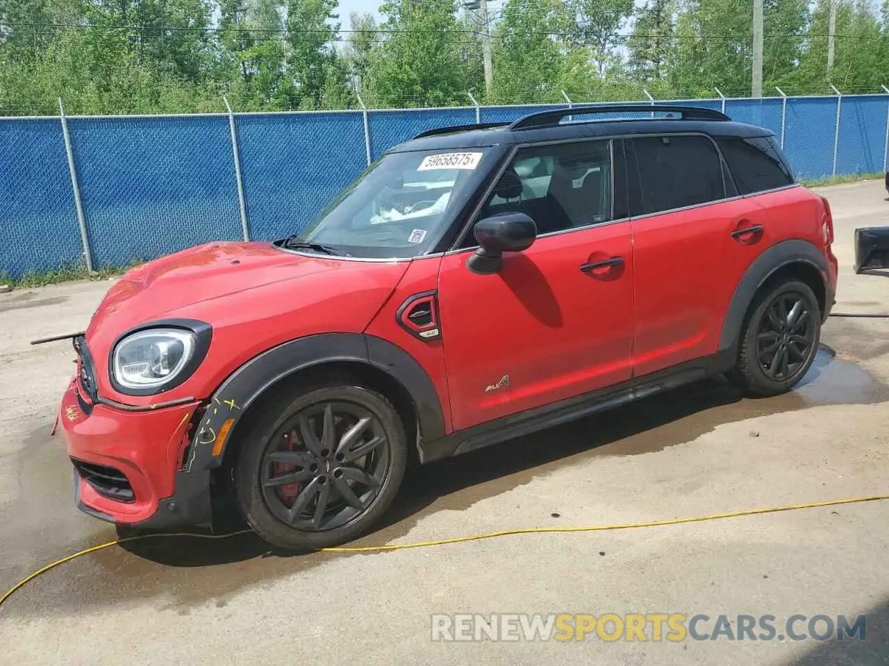 1 Photograph of a damaged car WMZ33BS06M3M83978 MINI COOPER 2021