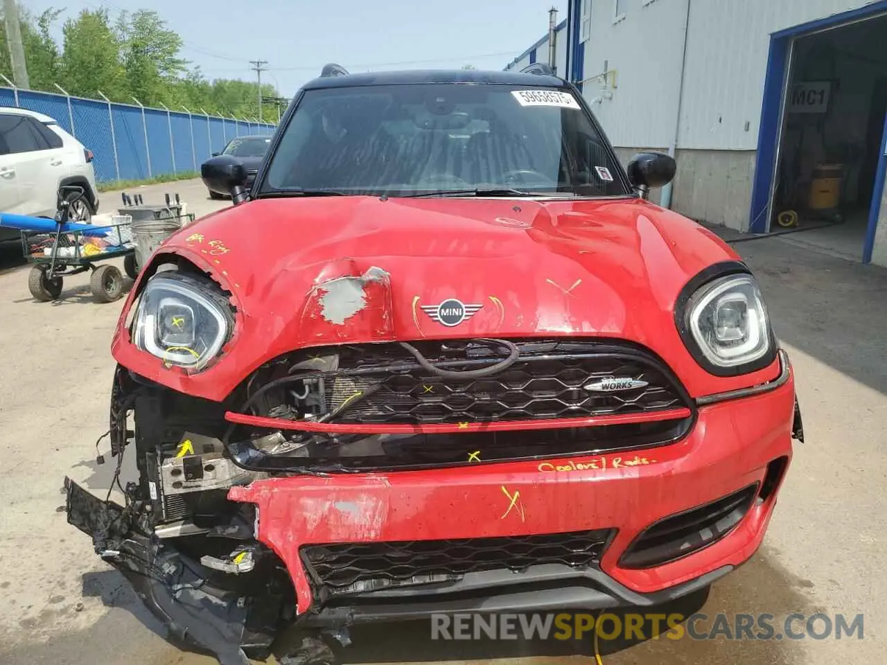 5 Photograph of a damaged car WMZ33BS06M3M83978 MINI COOPER 2021
