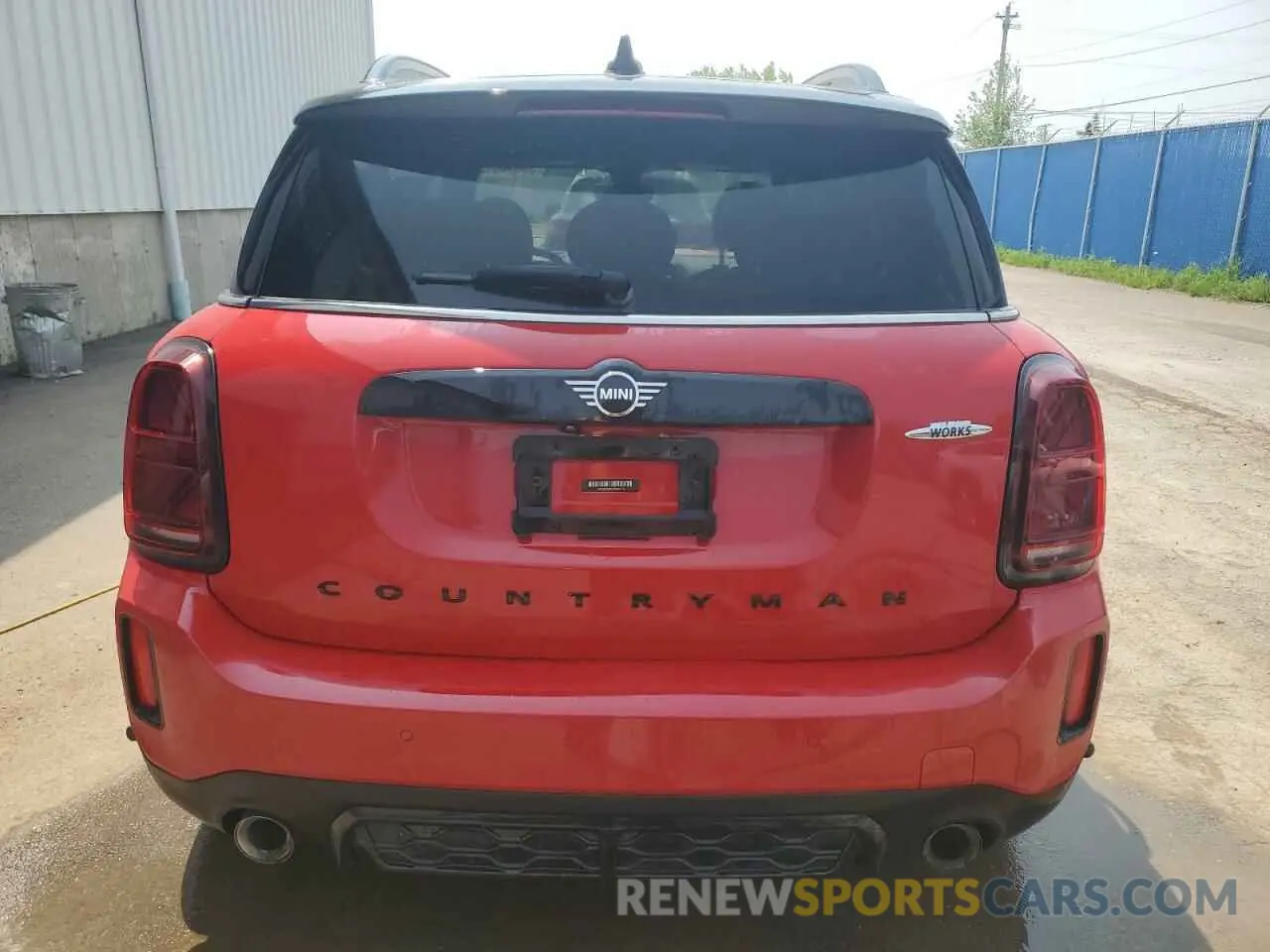 6 Photograph of a damaged car WMZ33BS06M3M83978 MINI COOPER 2021