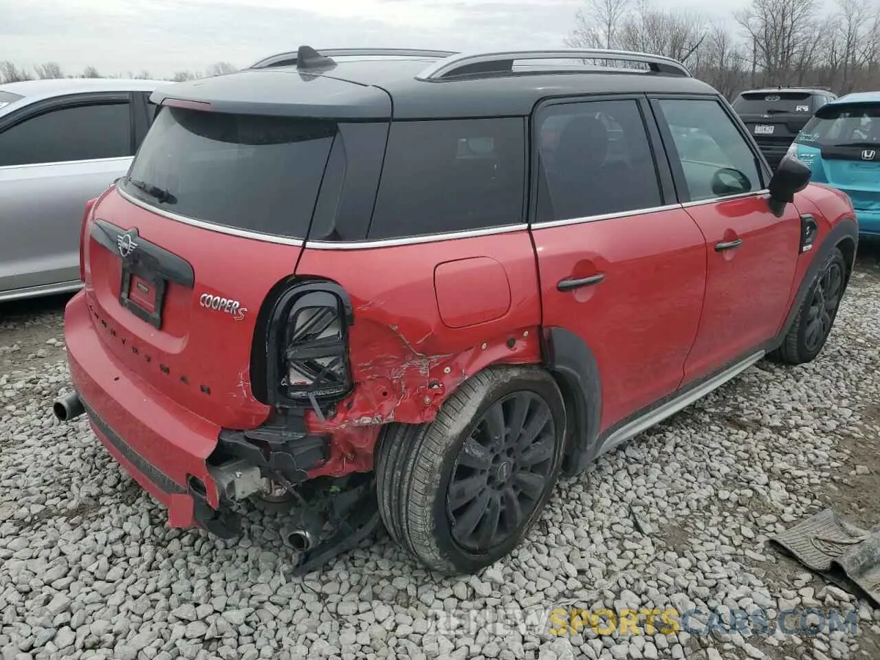 3 Photograph of a damaged car WMZ53BR03M3M41136 MINI COOPER 2021