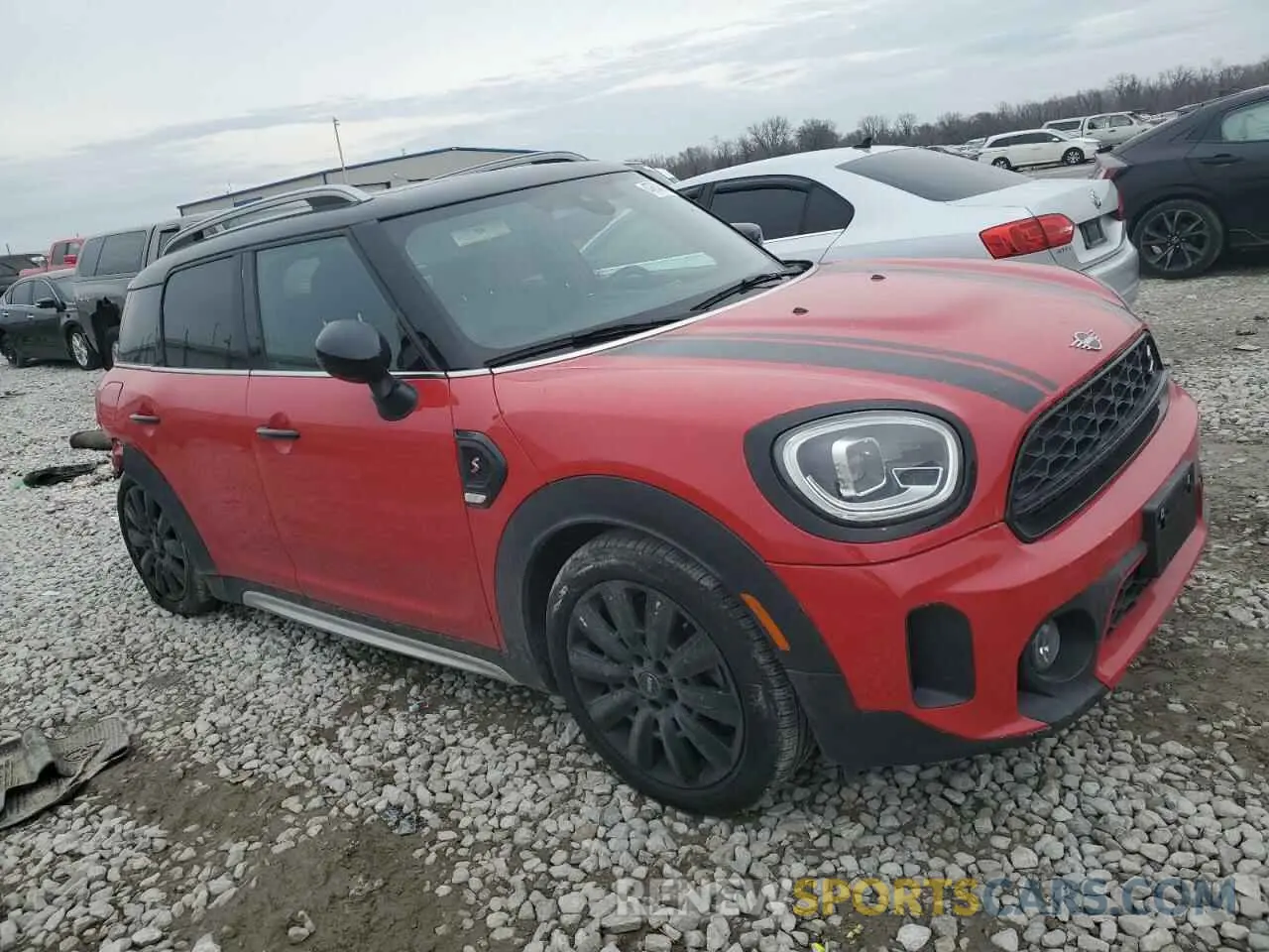 4 Photograph of a damaged car WMZ53BR03M3M41136 MINI COOPER 2021