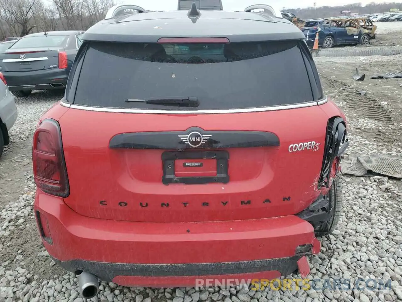 6 Photograph of a damaged car WMZ53BR03M3M41136 MINI COOPER 2021
