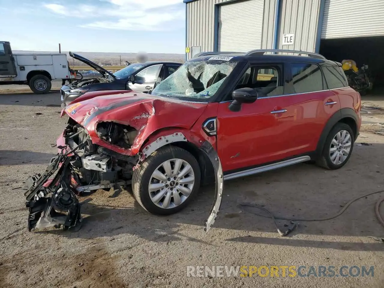 1 Photograph of a damaged car WMZ83BR02M3M34658 MINI COOPER 2021