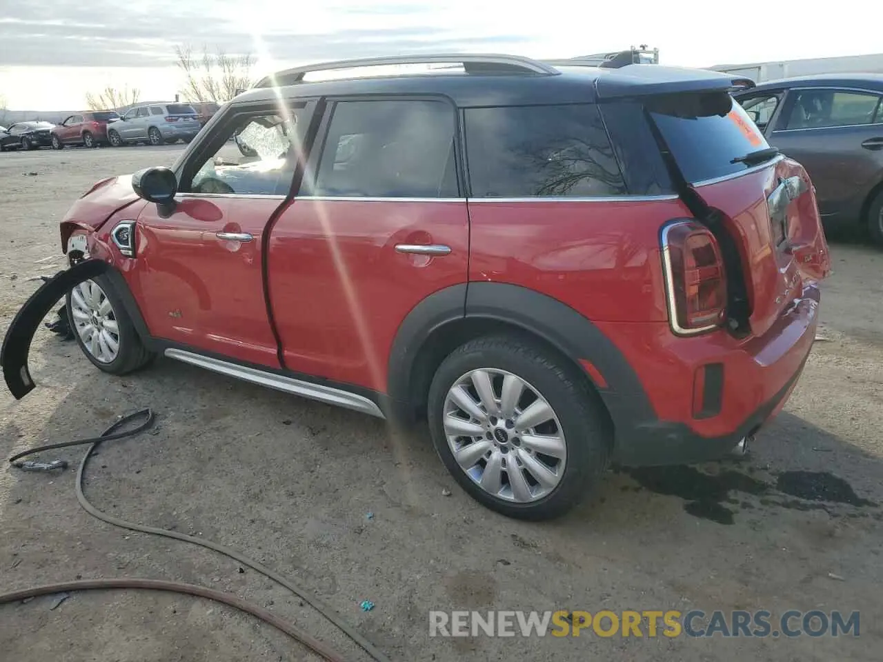2 Photograph of a damaged car WMZ83BR02M3M34658 MINI COOPER 2021