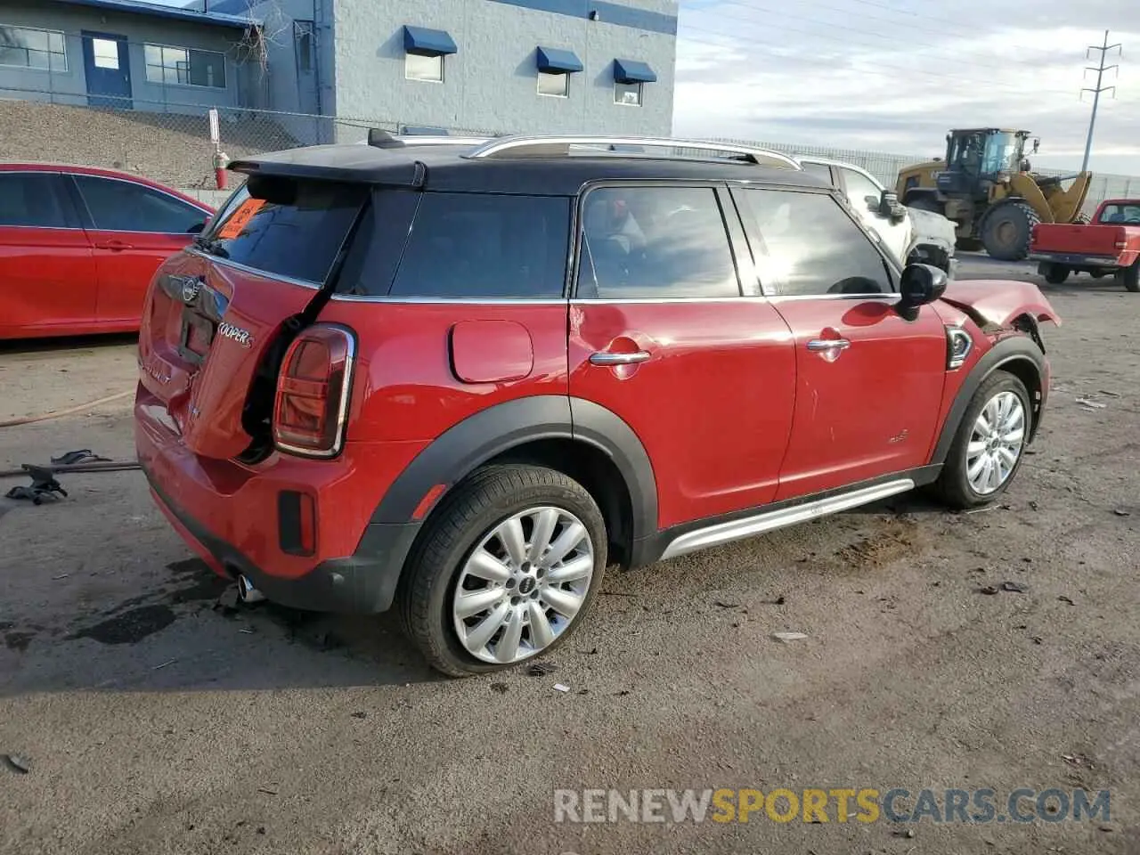 3 Photograph of a damaged car WMZ83BR02M3M34658 MINI COOPER 2021