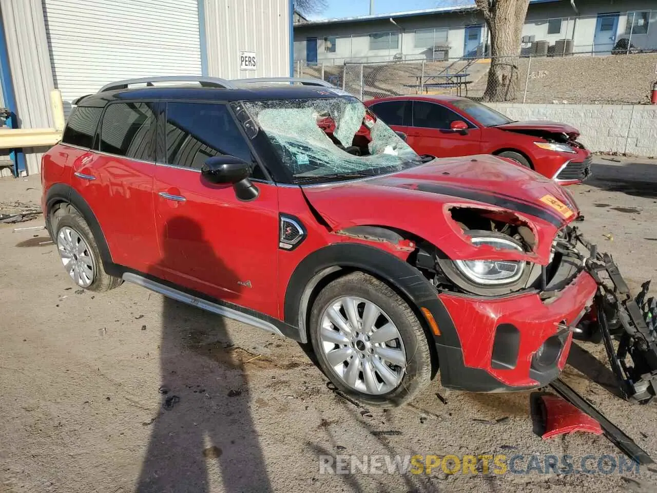 4 Photograph of a damaged car WMZ83BR02M3M34658 MINI COOPER 2021