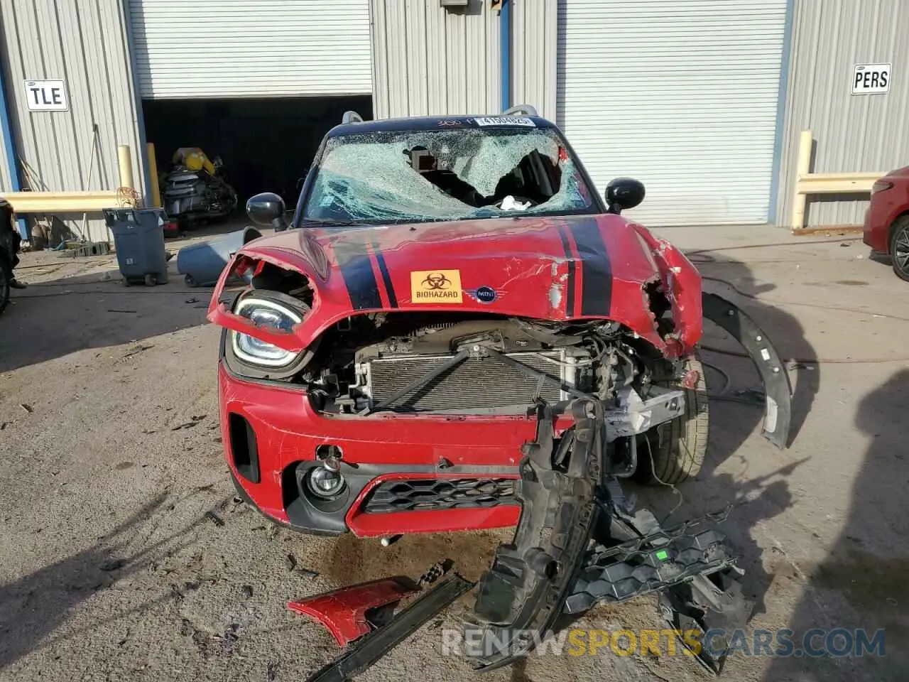 5 Photograph of a damaged car WMZ83BR02M3M34658 MINI COOPER 2021