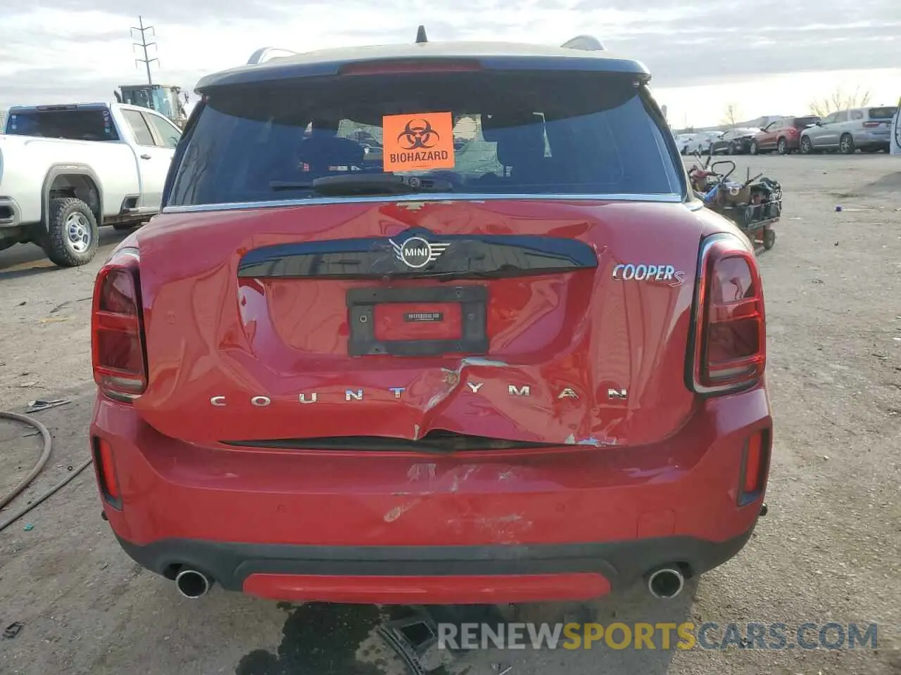 6 Photograph of a damaged car WMZ83BR02M3M34658 MINI COOPER 2021