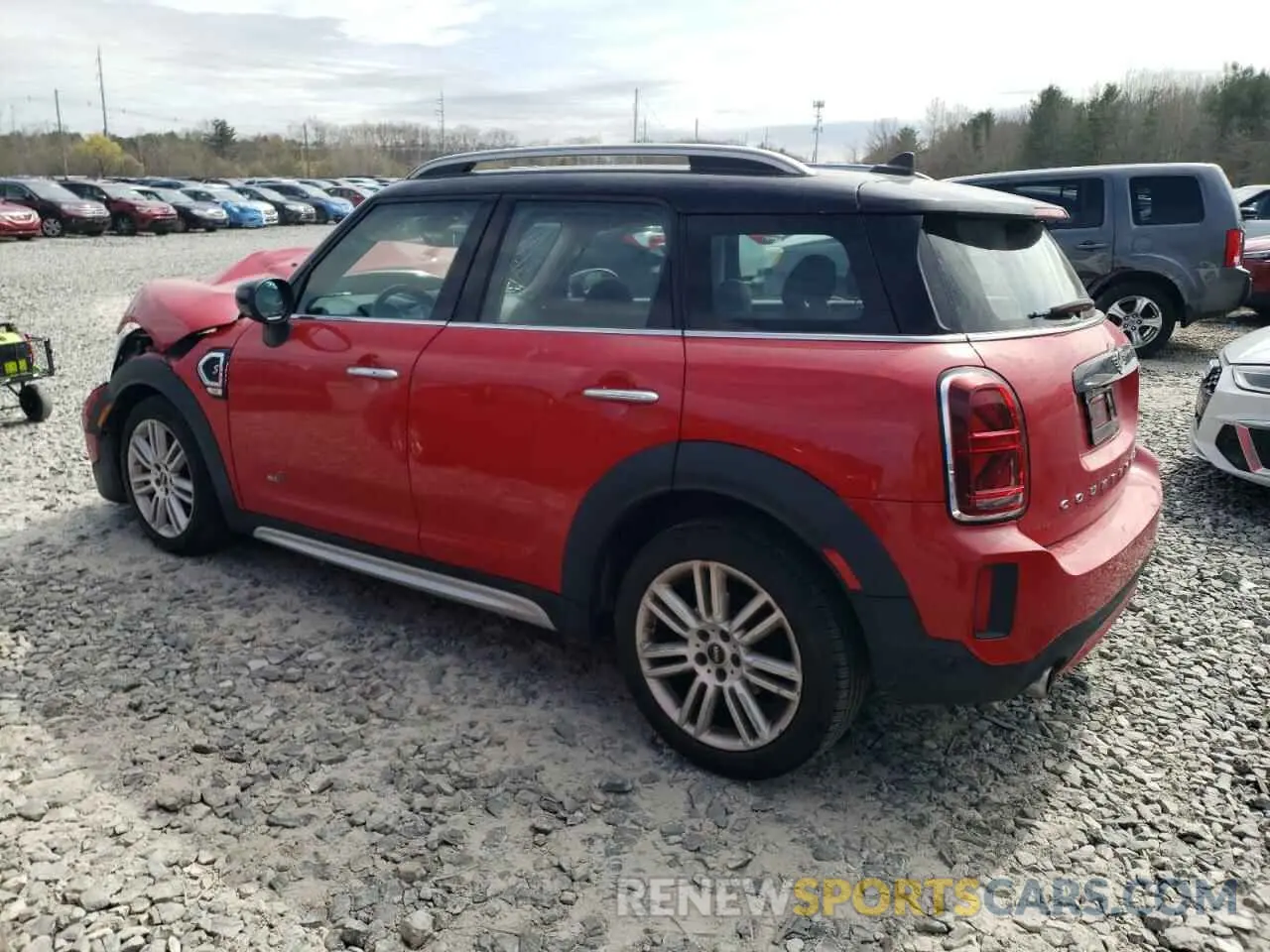 2 Photograph of a damaged car WMZ83BR04M3M98250 MINI COOPER 2021