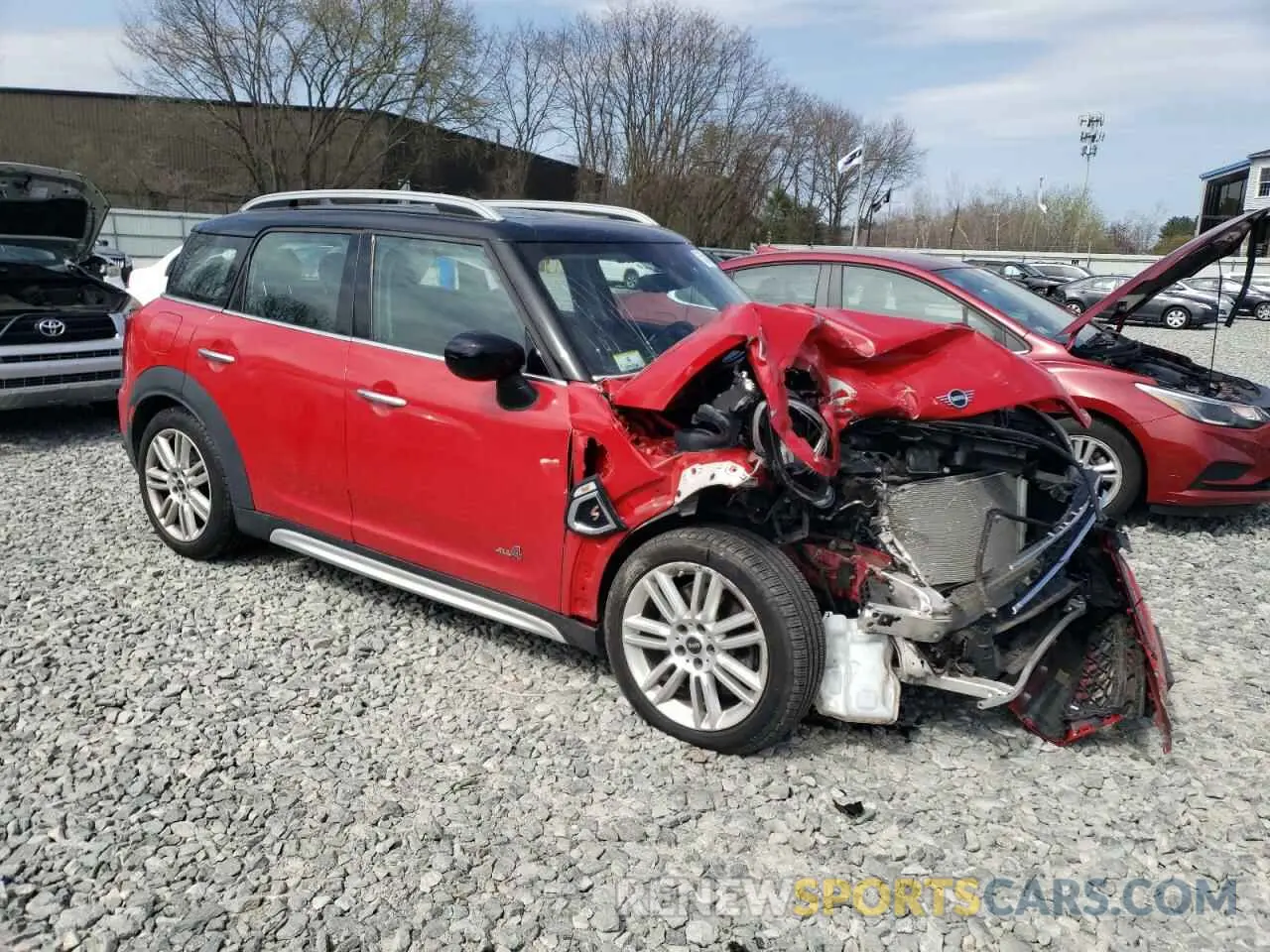 4 Photograph of a damaged car WMZ83BR04M3M98250 MINI COOPER 2021