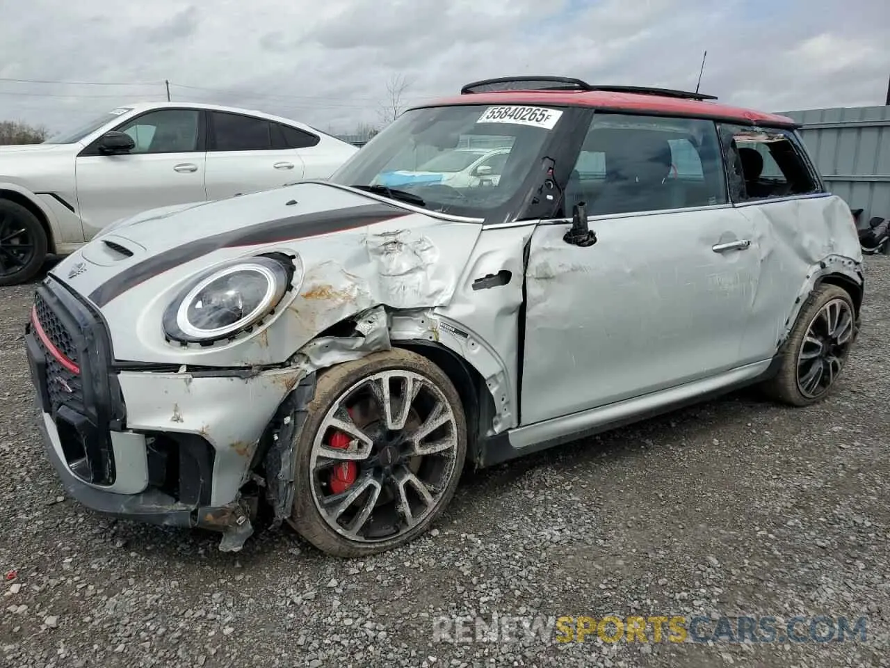 1 Photograph of a damaged car WMW73DH04N2P73922 MINI COOPER 2022