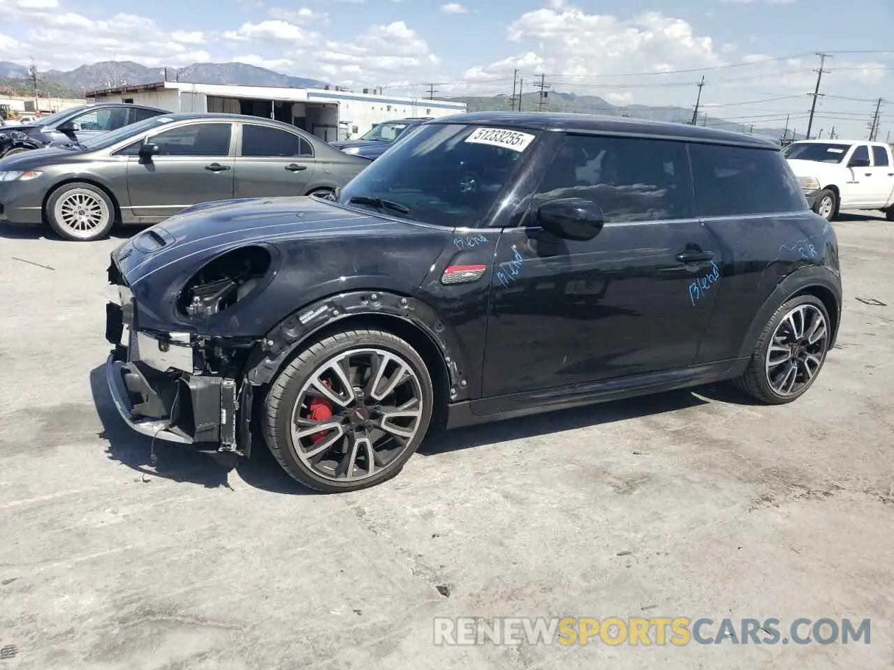 1 Photograph of a damaged car WMW73DH05N2R11130 MINI COOPER 2022
