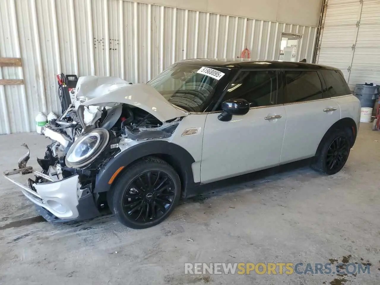 1 Photograph of a damaged car WMWLV7C06N2R15477 MINI COOPER 2022